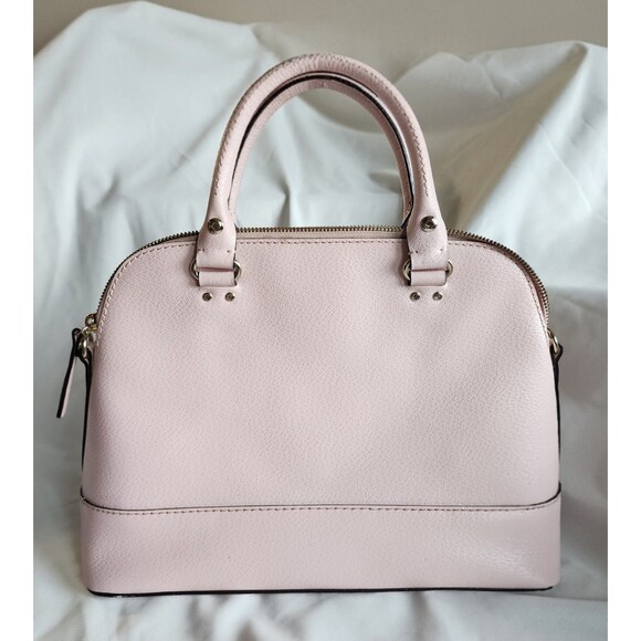 Kate Spade Wellesley Rachelle Satchel Bag Ballet Slipper Pink Leather Handbag - Picture 2 of 16